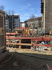 Baustelle U-Bahnhof Sendlinger Tor: Besichtigung künftiges Erweiterungsbauwerk Blumenstr (©Foto: Martin Schmitz)